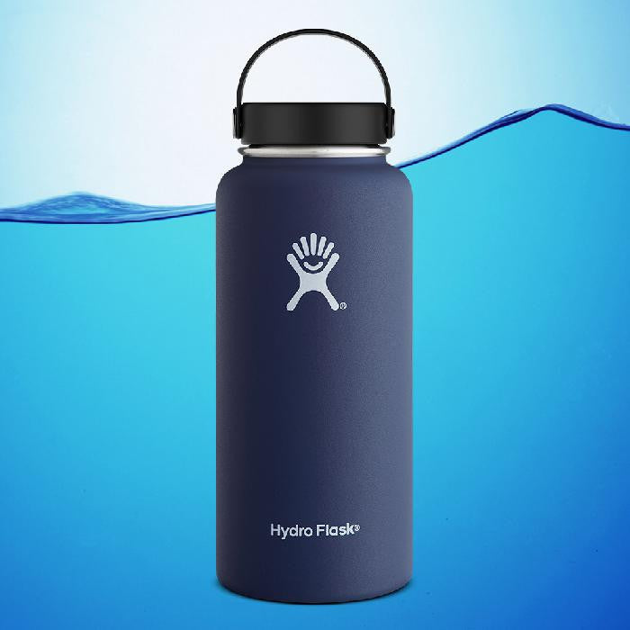 hydro flask blue water bottles