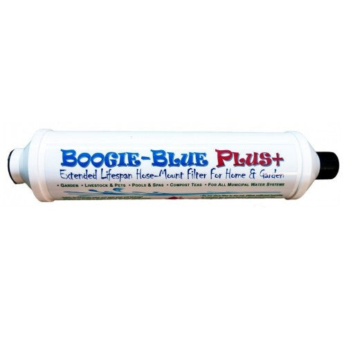 Boogie Blue Plus Garden Hose Water Filter Removes Chlorine And