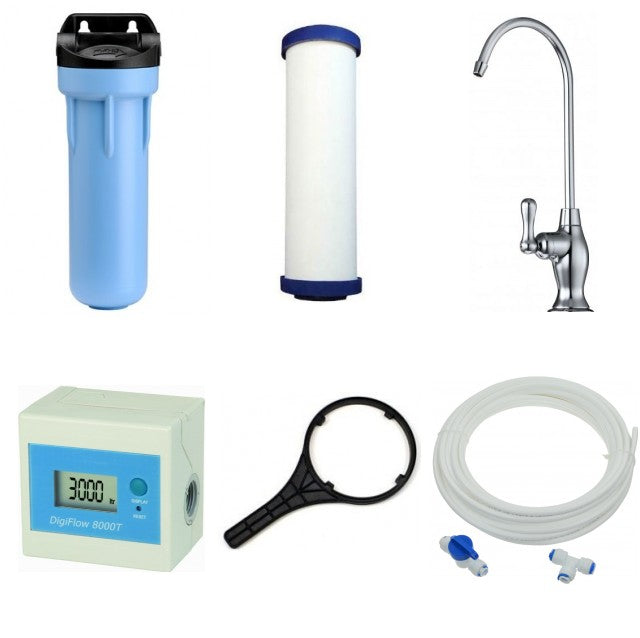 Eco Carb Plus Under Sink Fluoride Water Filter Purifier With