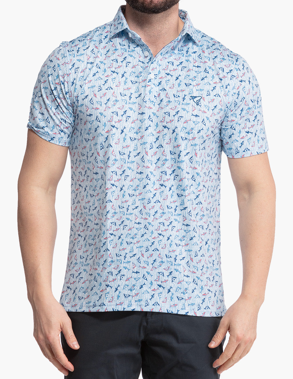 birddogs-mens-polo-merman-front