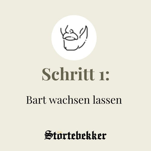 Bartschatten Tipps - Schritt 1