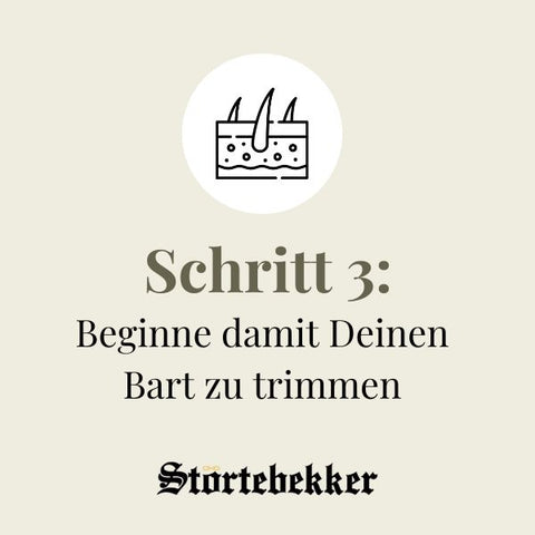 Schritt 3: Vollbart in Form bringen