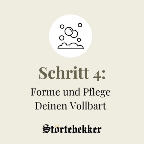 Schritt 4: Vollbart in Form bringen