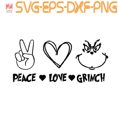 Free Free Peace Love Grinch Svg Free 647 SVG PNG EPS DXF File