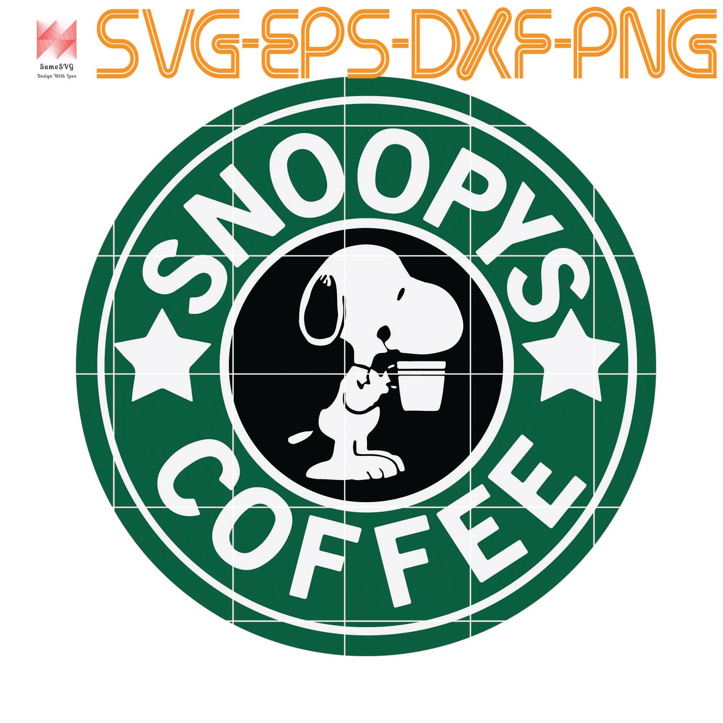 Download Snoopy Starbuck Coffee High Quality Svg File For Cricut Cameo Quote Sumosvg