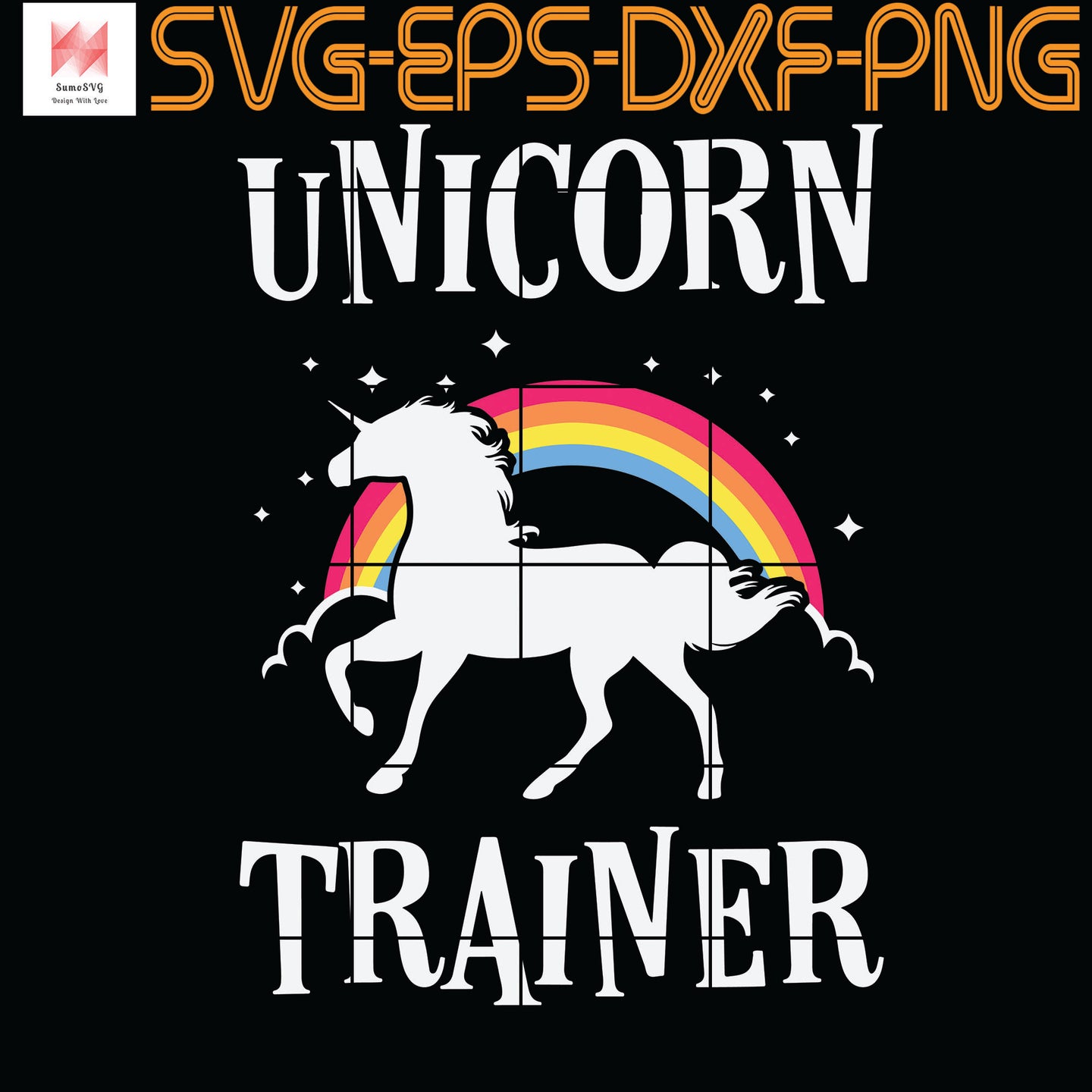 Download Rainbow Unicorn Trainer Costume Halloween Funny Gift Quotes Svg Png Sumosvg