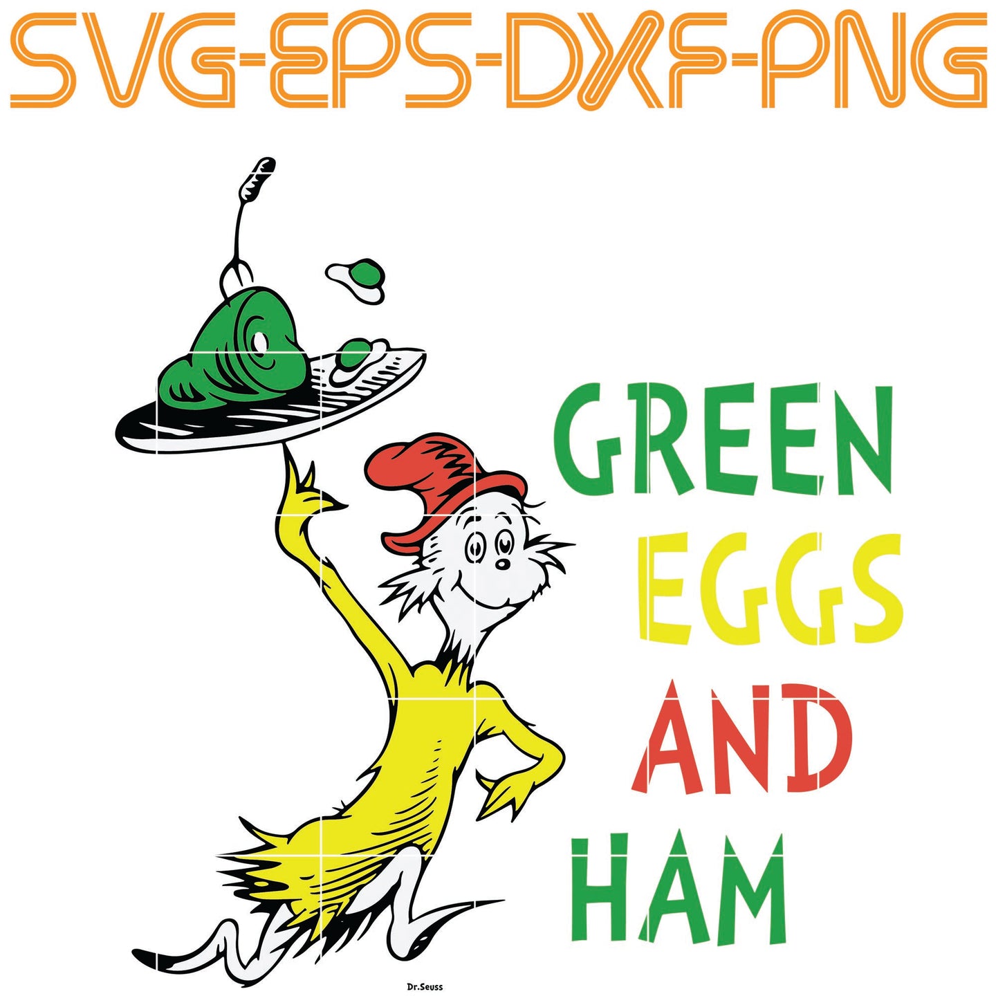 Clip Art Art & Collectibles Dr Seuss Svg Dr Seuss Day Svg Green Eggs ...