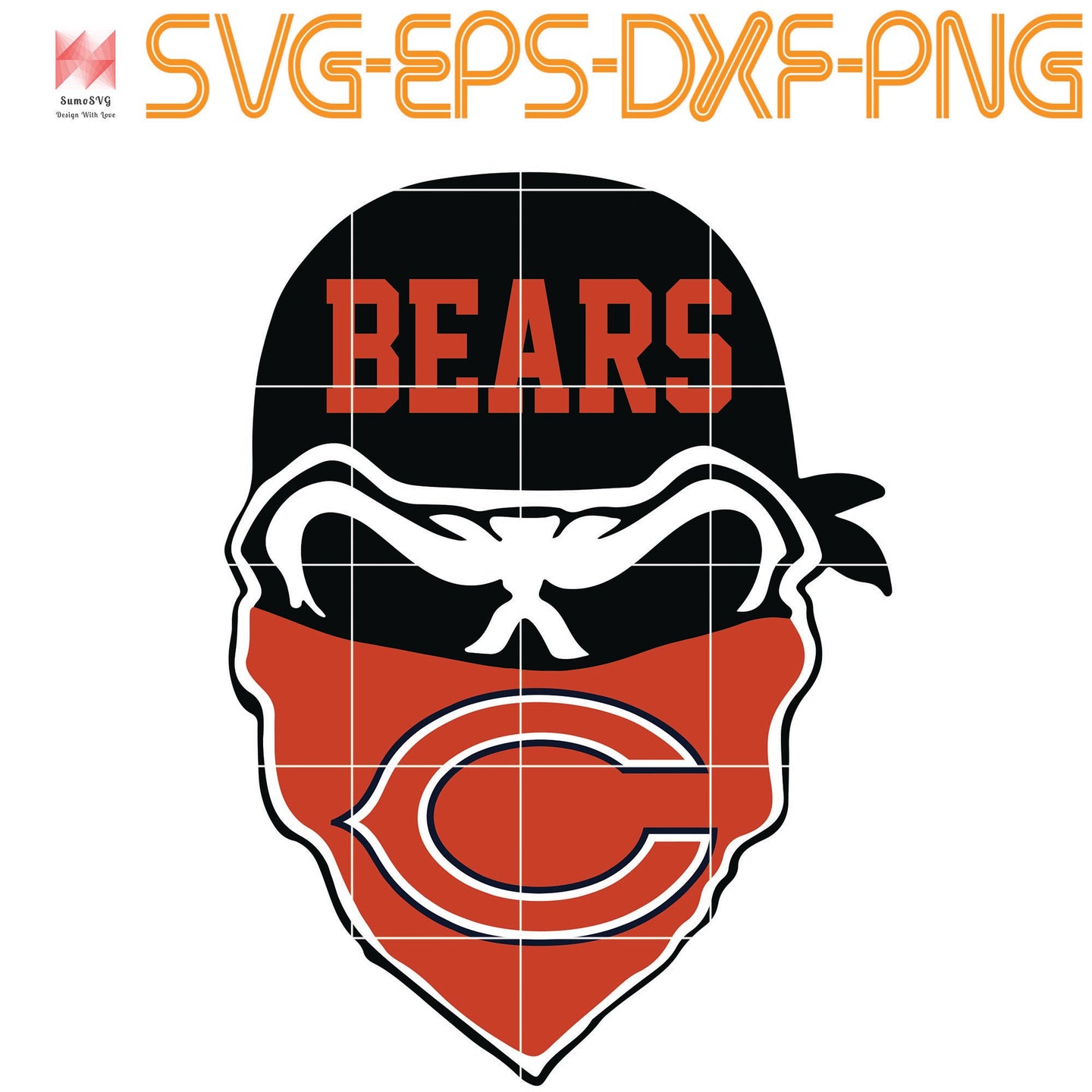 Chicago Bears Svg Bears Svg Bears Girl Svg Bears Boy Svg Bears Mom Sumosvg