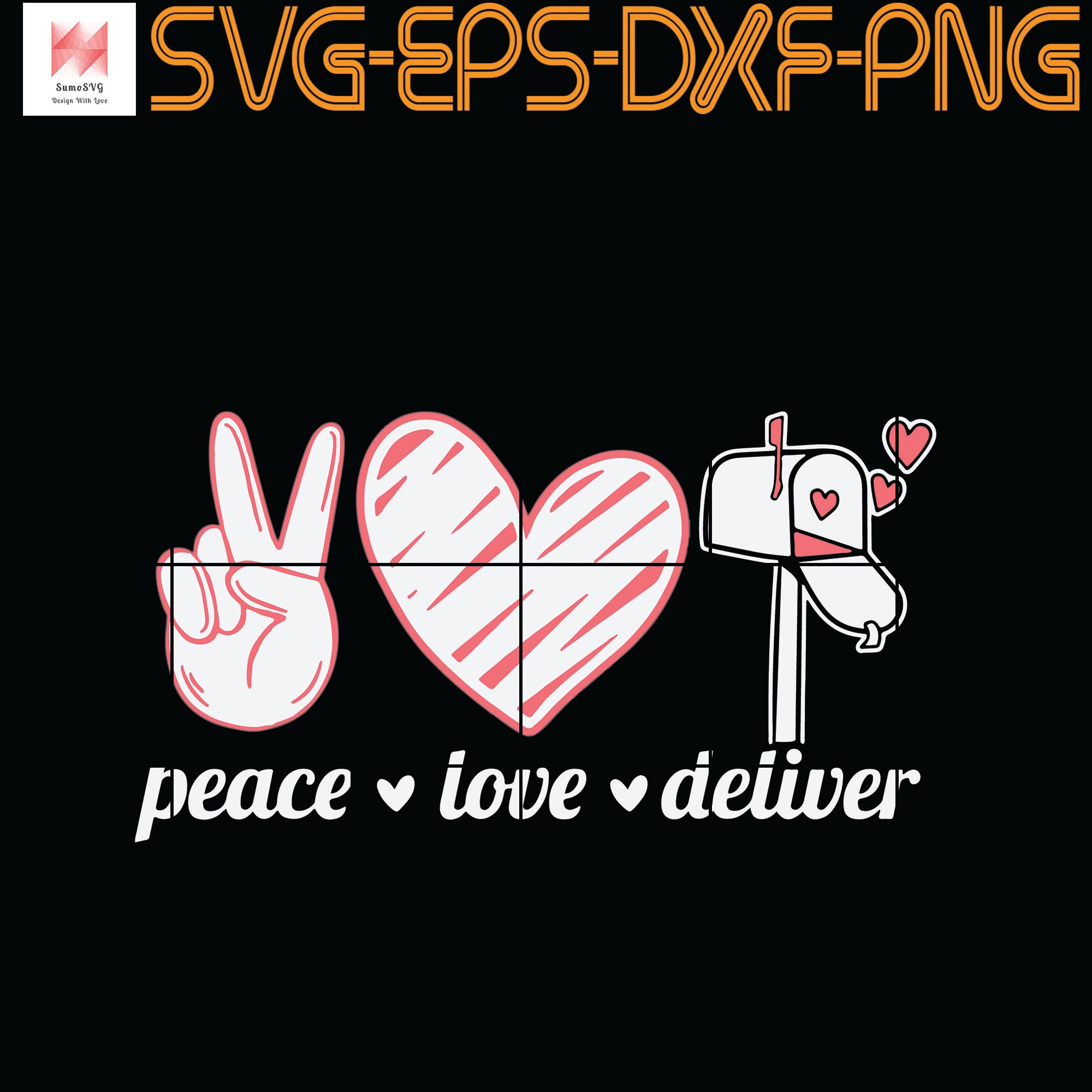 Free Free 117 Peace Love Usps Svg SVG PNG EPS DXF File