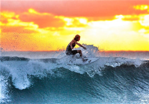 Surfing Tonga