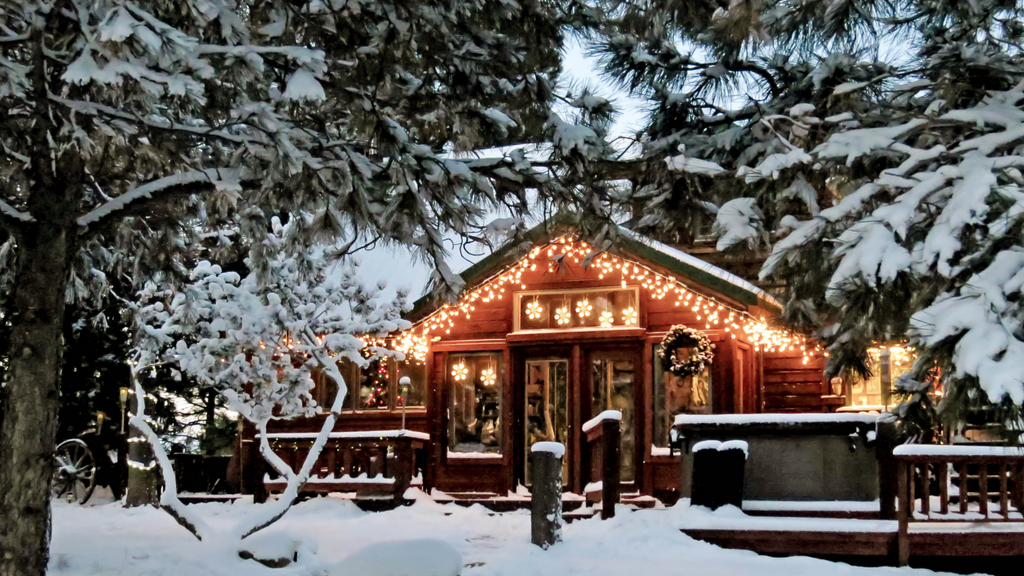 mountain cabin winter bachelorette get away