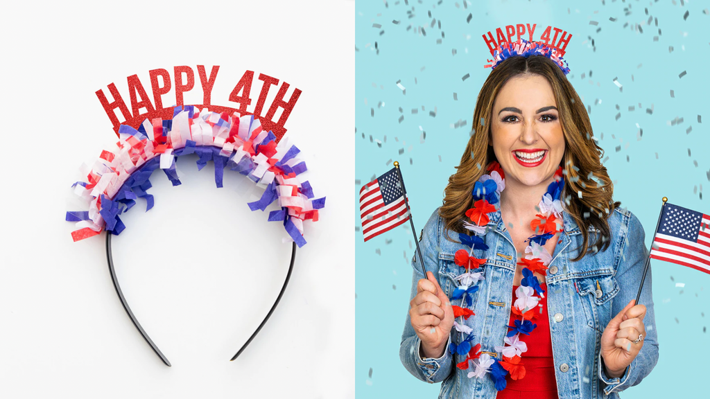 Fourth of July party crowns - Happy fourth