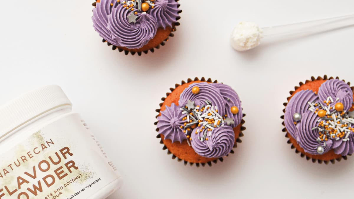 Sunde cupcakes med Naturecan Smagspulver