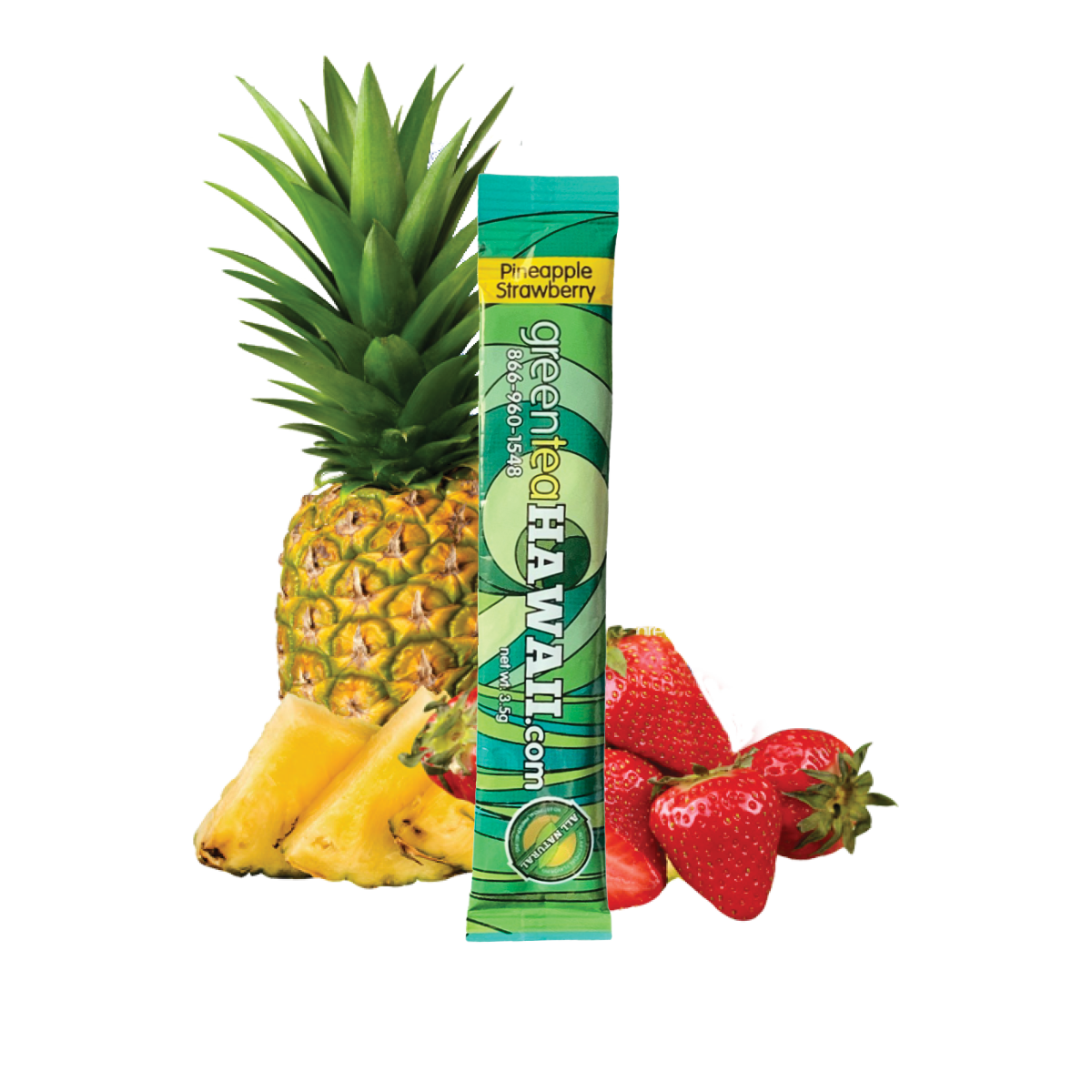 greenteaHAWAII Pineapple Strawberry - greenteahawaii.com product image