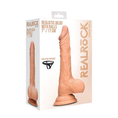 7inch  Realistic Dildo With Suction Cup by RealRock
