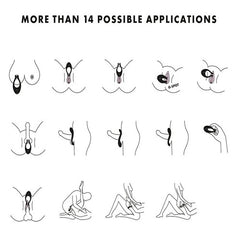 illustration of different way you can use the satisfyer couples vibrator