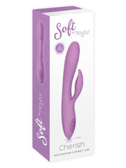 image of a rabbit vibrator with soft gel layer silicone