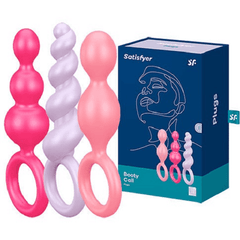 image of satisfyer anal plug kit of 3 pieces