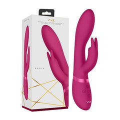 viv zosia rabbit vibrator in pink