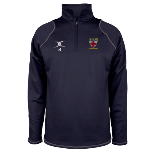 Christ's Hospital School Student Adult's Dark Navy Quest Mens 1/4 Zip Fleece - GraysTeamSports product image