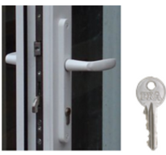 Multipoint deadlock with euro cylinder key