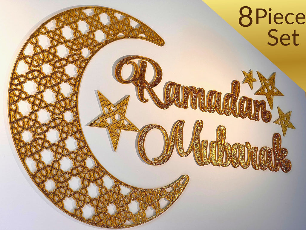 8 pièces emporte-pièces Eid Mubarak, koekjesvorm islamique Ramadan