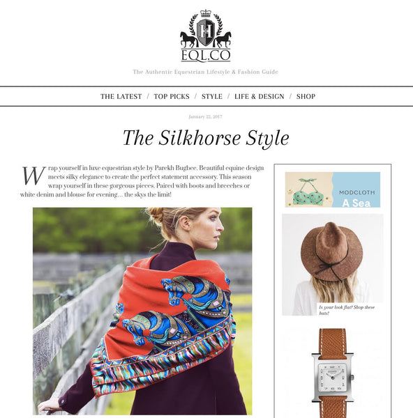 Equestrian Lifestyle & Fashion Guide - Parekh Bugbee SIlkhorse women's scarf series 