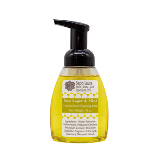 Raw Sugar & Mint Foaming Hand Soap - Sapo Lauta