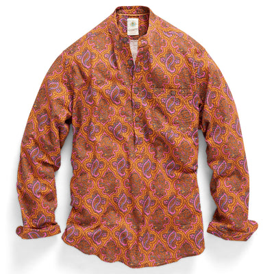 Blue Fire Paisley Corduroy Shirt – The Territory Ahead