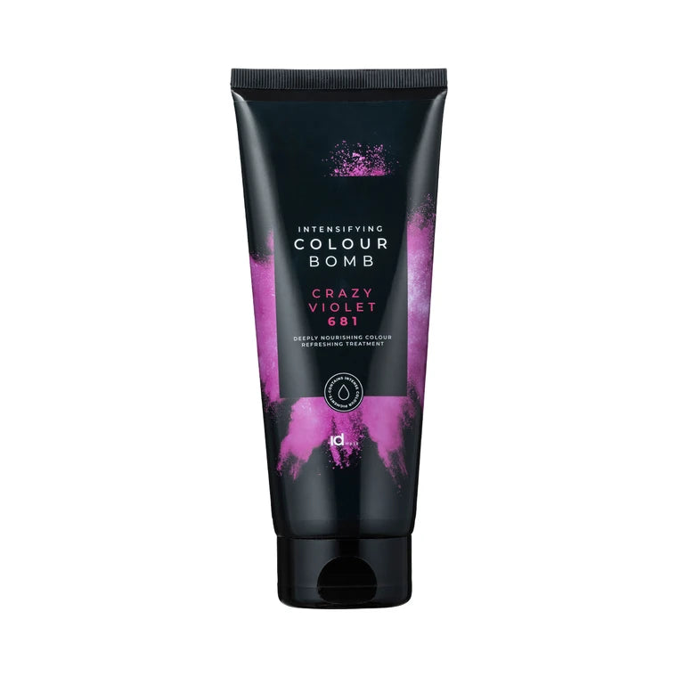 Billede af Idhair Colour Bomb Crazy Violet 681 - 200ml - Hos Frisøren & Baronen