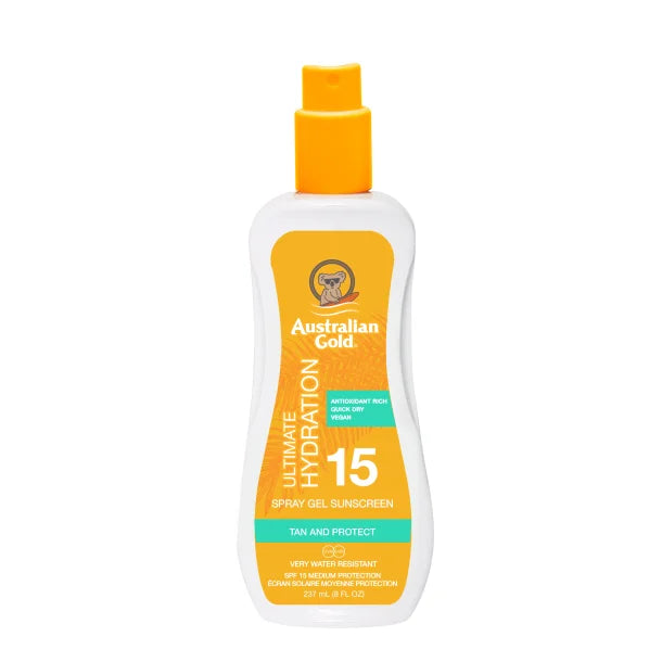 Billede af Australian Gold - Solcreme Spf 15 M/spray 237ml - Solcreme - Hos Frisøren & Baronen