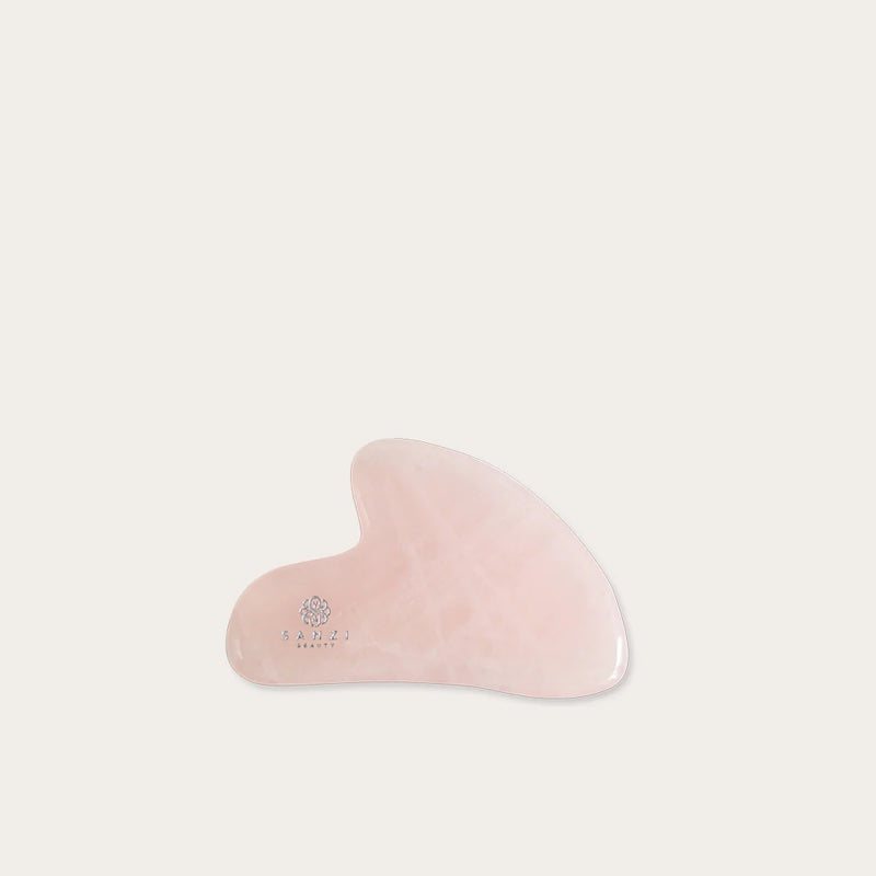 Billede af Sanzi Beauty Gua Sha Rose Quartz Round - Hos Frisøren & Baronen