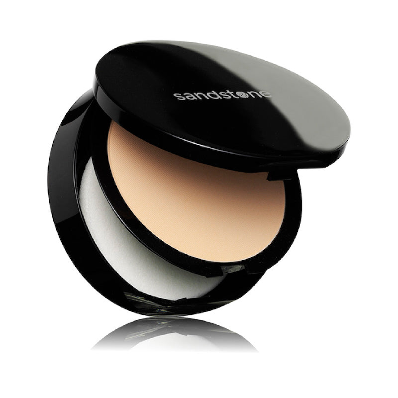 Sandstone Pressed Mineral Foundation C3 Warm Ivory - Hos Frisøren & Baronen