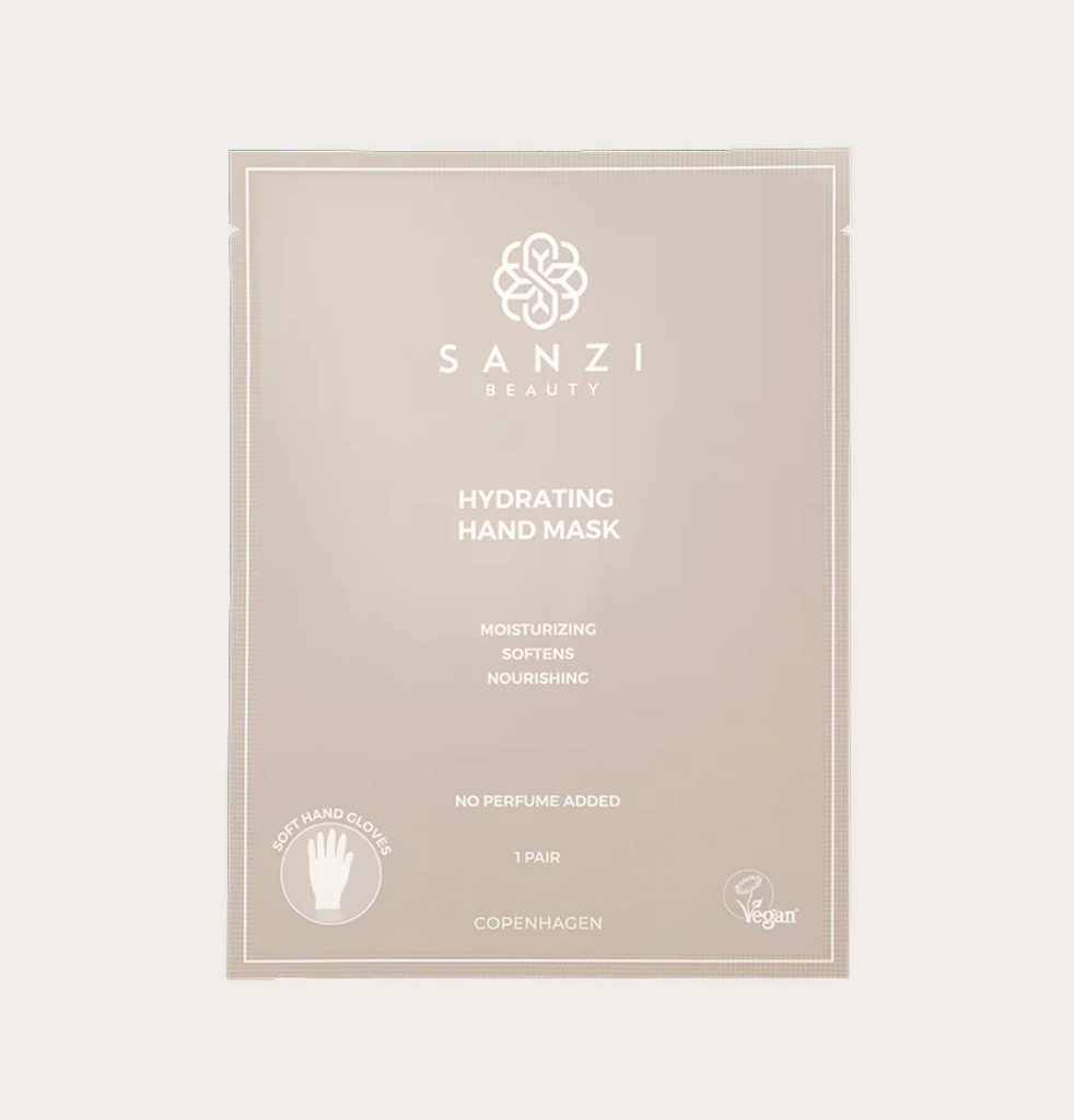 Se Sanzi Beauty Hydrating Hand Mask, 1sæt, 36ml. hos Frisøren og Baronen