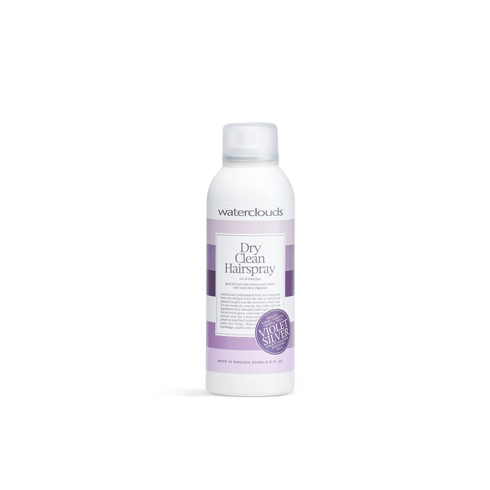 Se Waterclouds Dry Clean Violet Silver 200ml - Hos Frisøren & Baronen hos Frisøren og Baronen