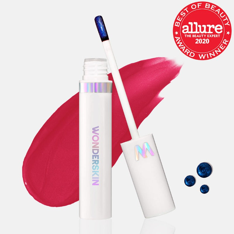 Se Wonderskin - Wonder Blading Lip Stain - First Kis (Cranberry) - Kit - Hos Frisøren & Baronen hos Frisøren og Baronen