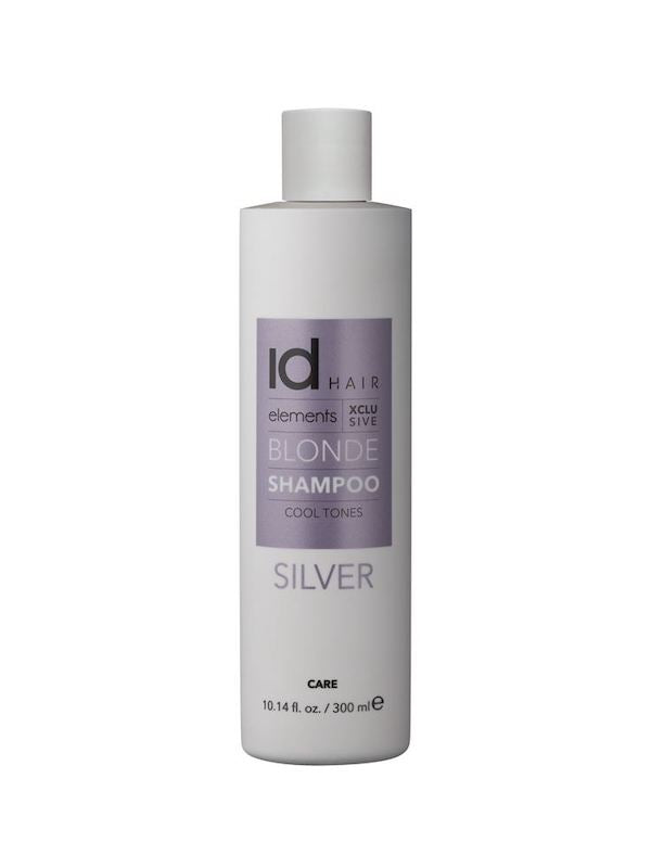 Se Id Hair Elements Xclusive Blonde Shampoo - Silver 300ml - Hos Frisøren & Baronen hos Frisøren og Baronen