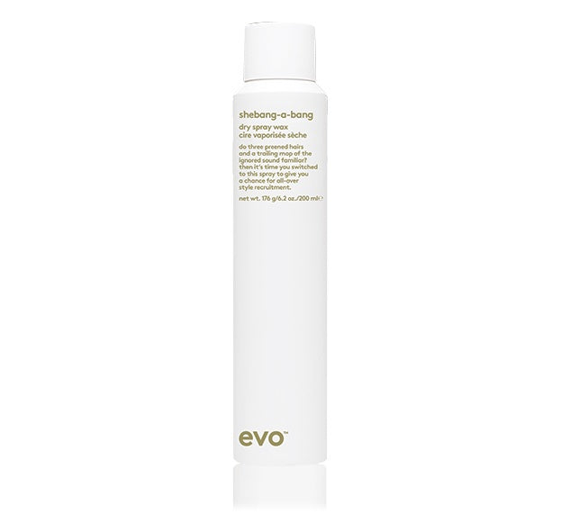 Se Evo - Shebang-a-bang Dry Spray Wax 200ml - Hårvoks - Hos Frisøren & Baronen hos Frisøren og Baronen