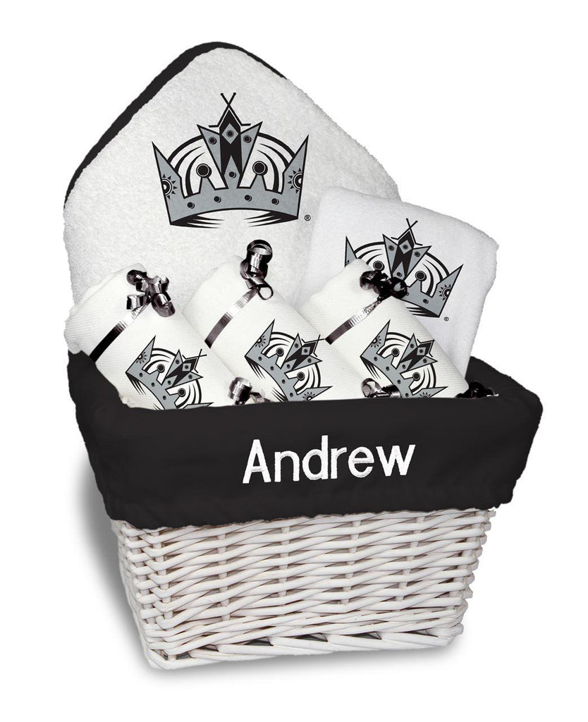 Newborn & Infant White New York Yankees Personalized Large Gift Basket