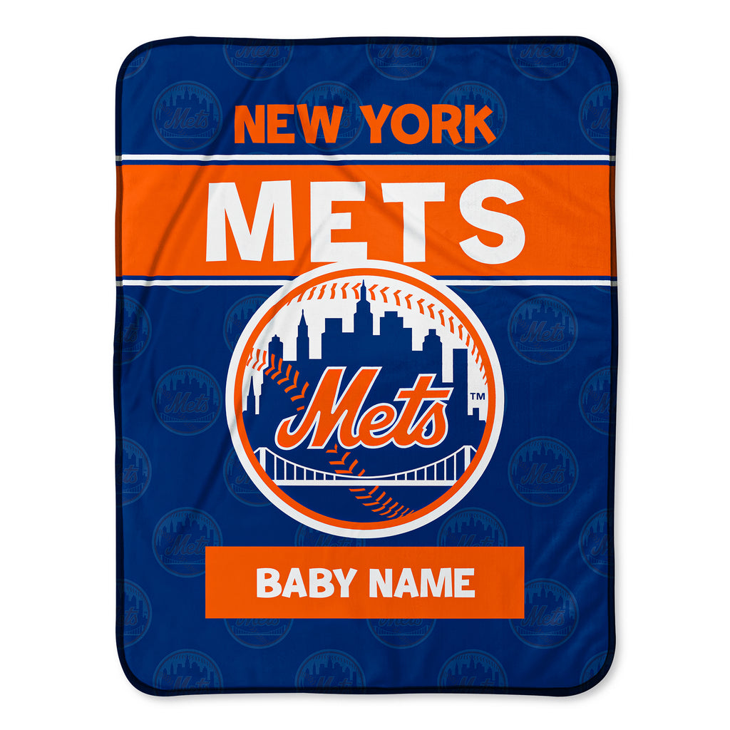 New York Yankees Chad & Jake 30 x 40 Personalized Baby Blanket