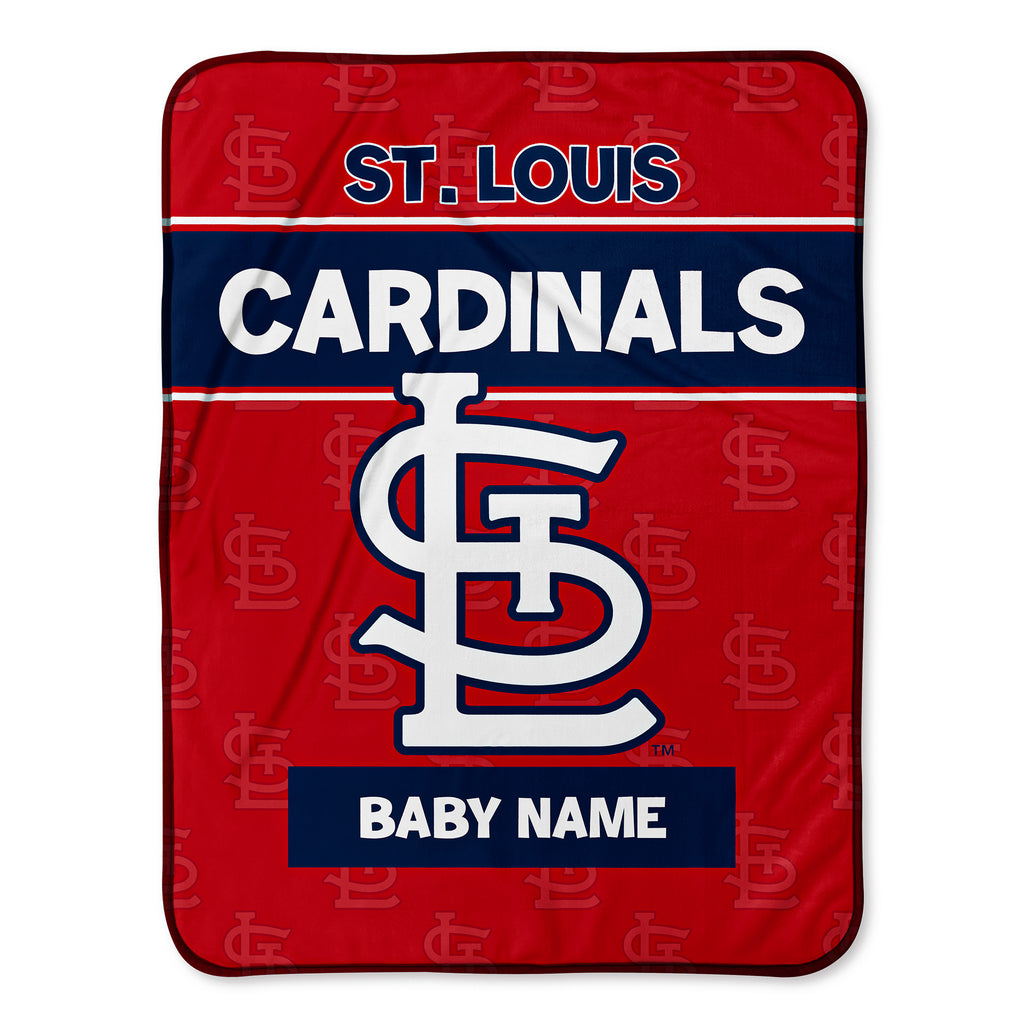 Personalized Louisville Cardinals MVP Baby Pixel Fleece Blanket