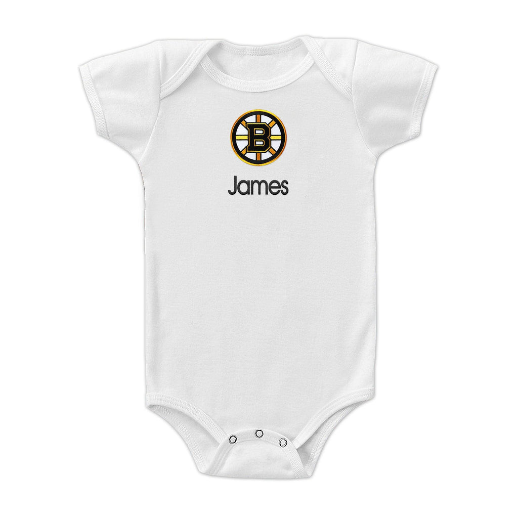 Personalized NHL Minnesota Wild Baby Bodysuit Onesie With 