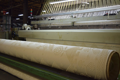 Bates Martha Washington's Choice Bedspread on Jacquard loom