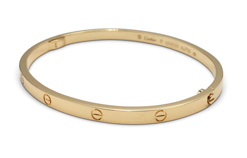 Cartier Love Yellow Gold Bracelet Small Model Circa