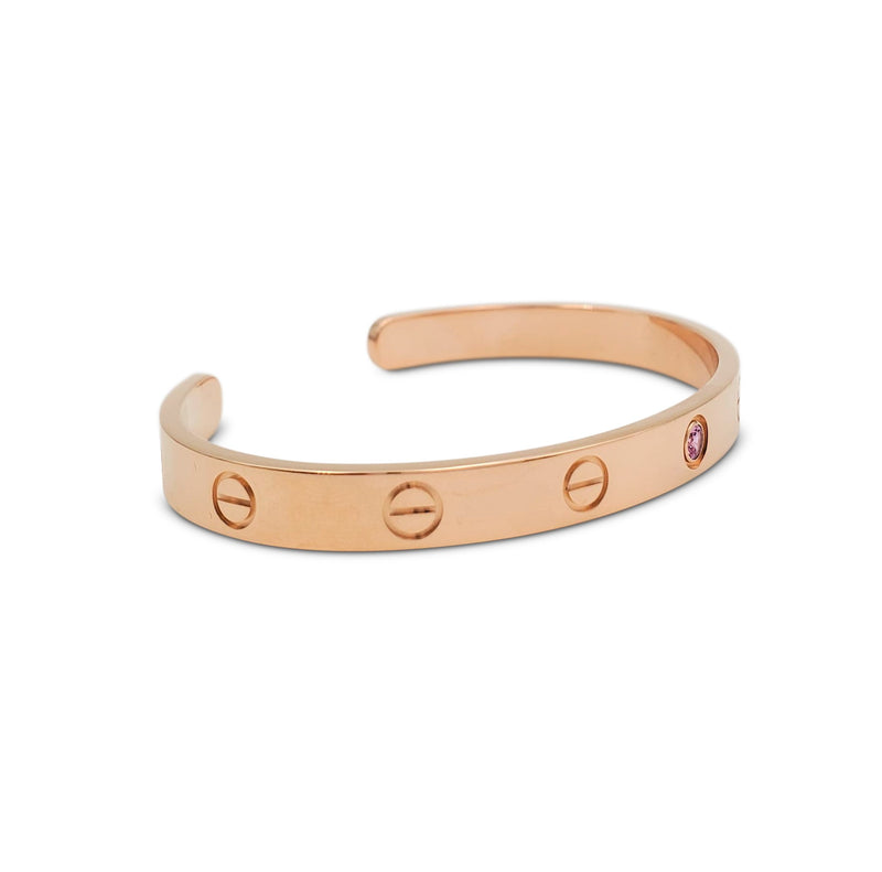 cartier love bracelet open cuff price