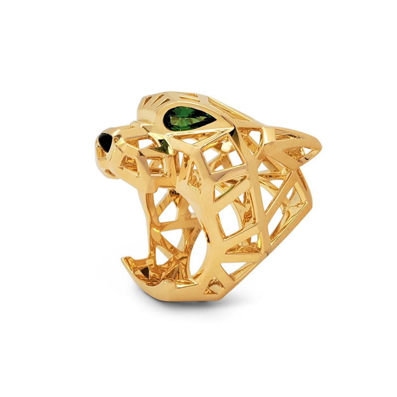 cartier panther head ring