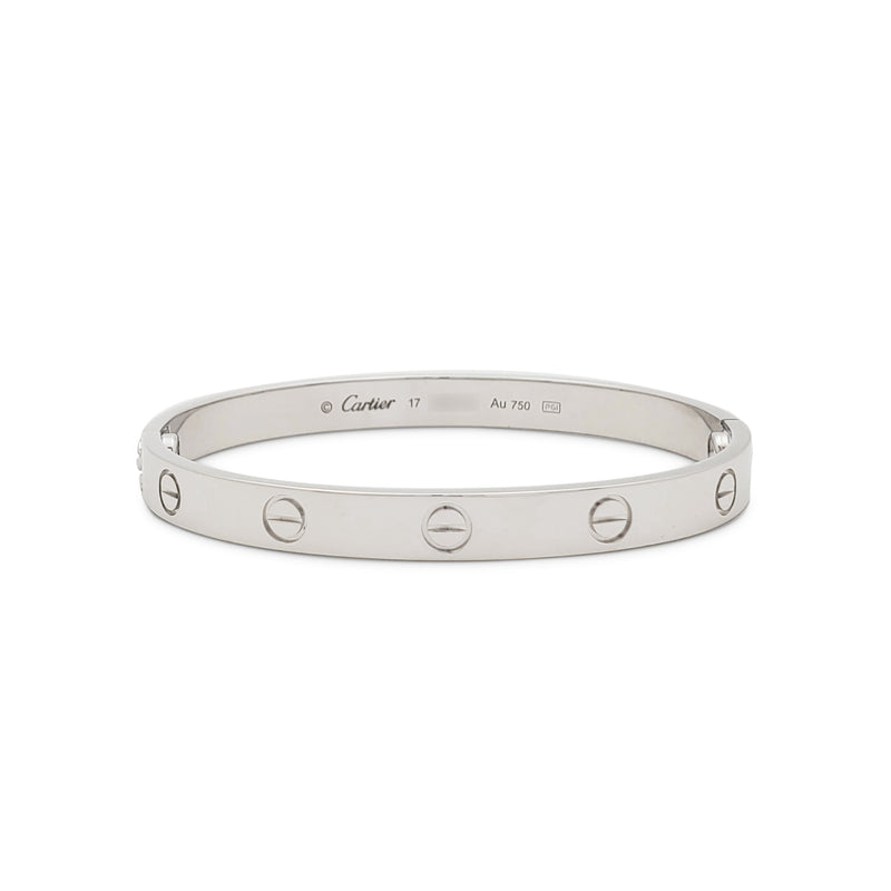 Cartier Love White Gold Bracelet Circa