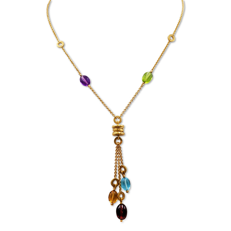 Bvlgari  Yellow Gold and Gemstone Necklace – CIRCA