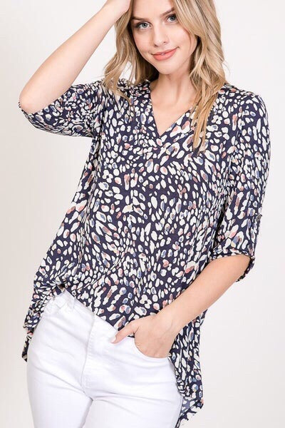 *LAST ONE! S/M! Angie 3/4 Sleeve Blouse