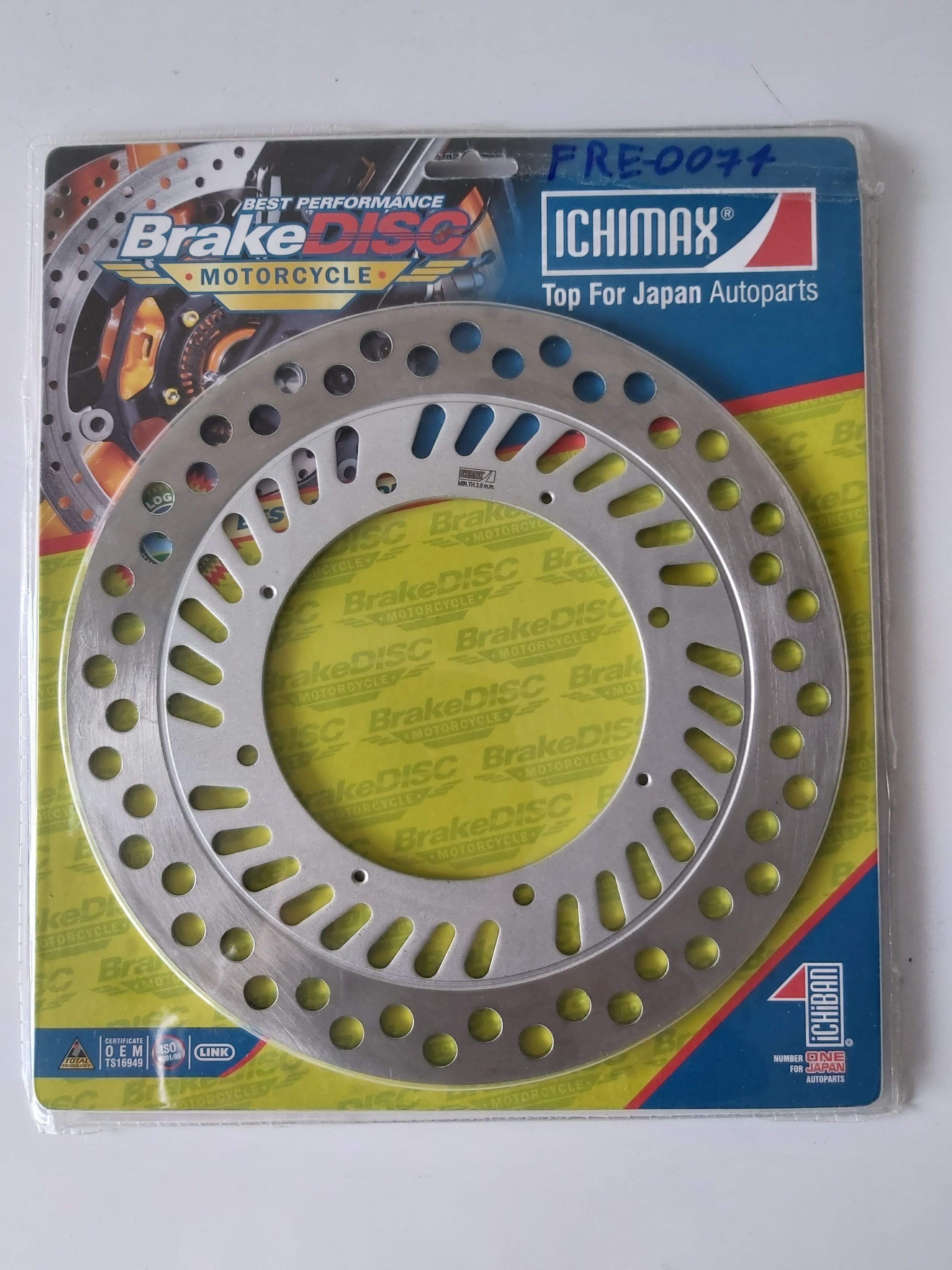 repetición Siete fluir Disco de Freno Delantero XR250/XR200/TORNADO/CRF230 – Moto Repuestos Calle  Blancos